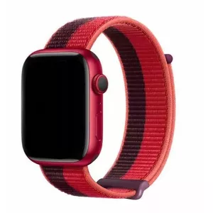Ремешок для часов dux ducis для Apple Watch SE 41/40/38 мм — размеры 8/7/6/5/4/3/2, красный