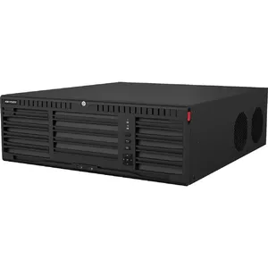 Tīkla videoreģistrators Hikvision DS-9664NI-M16(STD) — 64 kanāli, 7680×4320, 400 Mb/s, SATA, RAID 0/1/5/6/10, līdz 14 TB, 2x LAN, 4x USB, melns