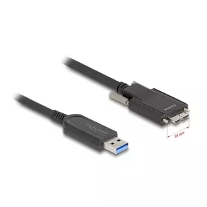 Aktīvais optiskais kabelis DeLOCK 83211 USB Type-A male uz Micro-B male 5m 10 Gbps