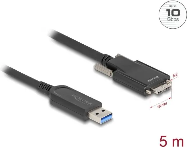 Aktīvais optiskais kabelis DeLOCK 83211 USB