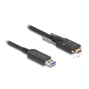 Оптический кабель DeLOCK 83201 USB 10 Гбит/с Type-A к Type-C 7.5м