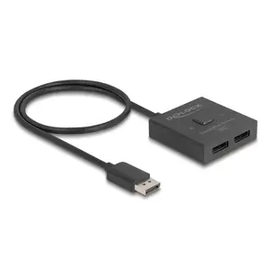 DeLOCK DisplayPort slēdzis 2 uz 1 8K 3840x2160 7680x4320