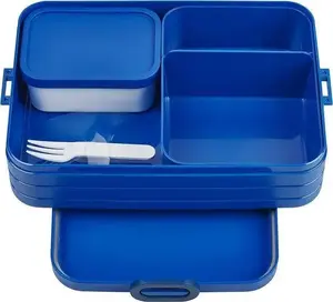 Ланчбокс Mepal Take a Break Bento Duży синий – 107635610100, большой контейнер с отсеками