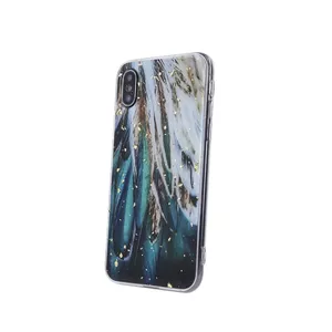 Silicone case for Samsung Galaxy A05s by fusion accessories — Gold Glam Feathers