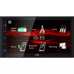 JVC KW-M180DBT автомобильный медиа-ресивер Черный 180 W Bluetooth