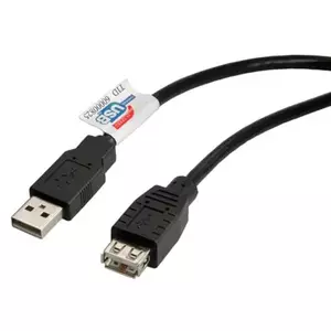 ROLINE 11.02.8947 USB kabelis 0,8 m USB 2.0 USB A Melns