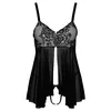 Комплект Cottelli Collection Babydoll & Thong L черный Photo 8