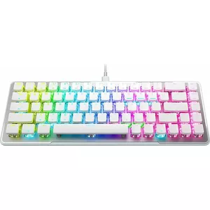 Mehāniskā spēļu klaviatūra ROCCAT Vulcan II Mini AIMO Titan II Optical Red — 60% kompaktā izkārtojuma, Titan II optiskie slēdži