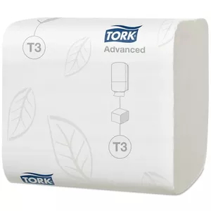 Tualetes papīrs TORK Advanced T3, 2 sl., 252 lapiņas, 19 x 11 cm, baltā krāsā