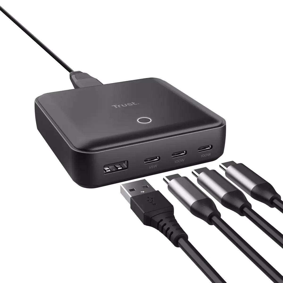 Зарядное устройство AC TRUST Maxo Universal Black Photo 2