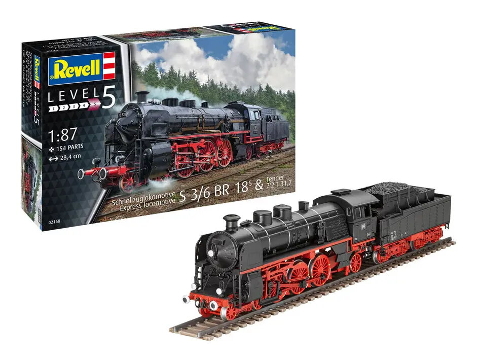 Revell Ekspreslokomotīve S3/6 BR18(5) Ekspreslokomotīves modelis