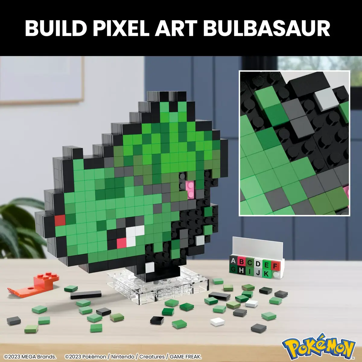Пластиковая модель Mattel MEGA Showcase Pokémon Bulbasaur Photo 6