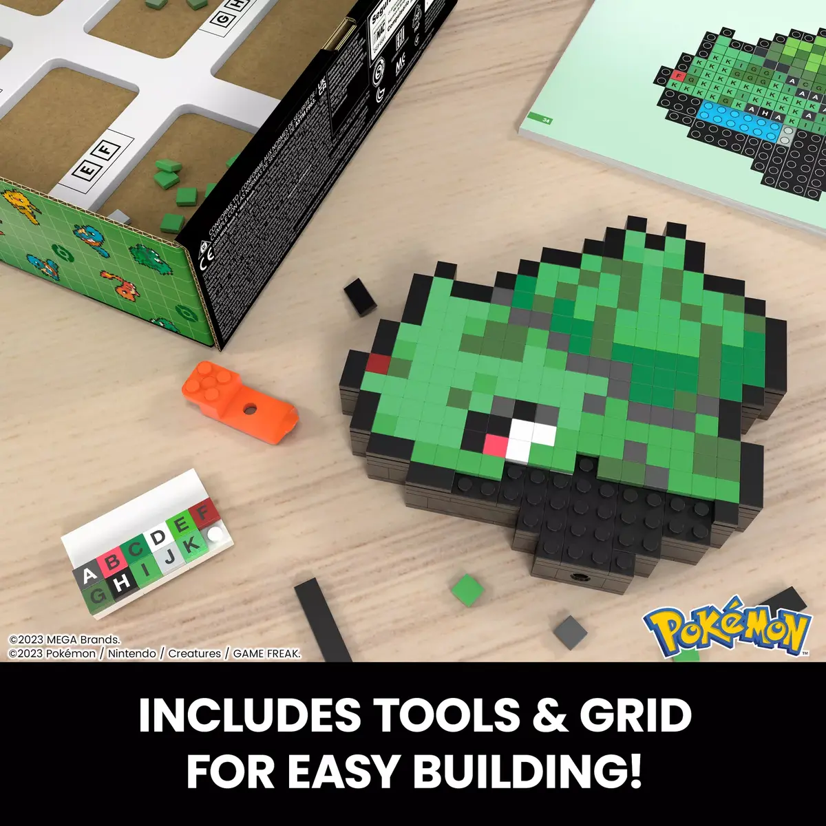 Пластиковая модель Mattel MEGA Showcase Pokémon Bulbasaur Photo 7