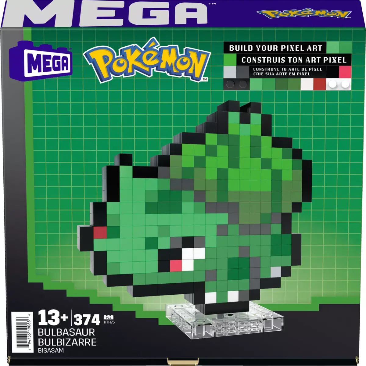 Пластиковая модель Mattel MEGA Showcase Pokémon Bulbasaur Photo 9