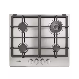 Whirlpool TGML 661 IX R Nerūsējošs tērauds Iebūvēts 58 cm Gāzes 4 zone(s)