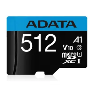 ADATA AUSDX512GUICL10A1-RA1 MicroSDXC UHS-I Class 10 Atmiņas karte 512 GB 100 MB/s lasīšana 25 MB/s rakstīšana