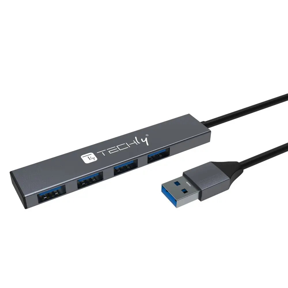 Techly IUSB32-HUB4A-4U3SL Vadu USB 3.2