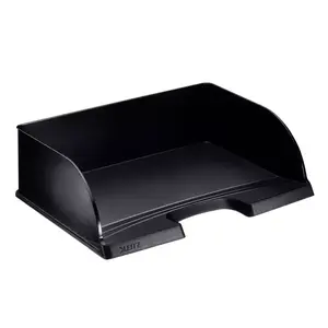 Desk tray/organizer ESSELTE 52190095 — Plastic, Black, 363×273×103 mm, A4