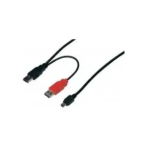 USB kabelis Tecline 2x USB A