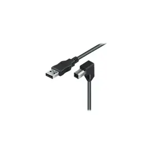 USB Cable Tecline 0.5m USB A - USB B USB 2.0 Black