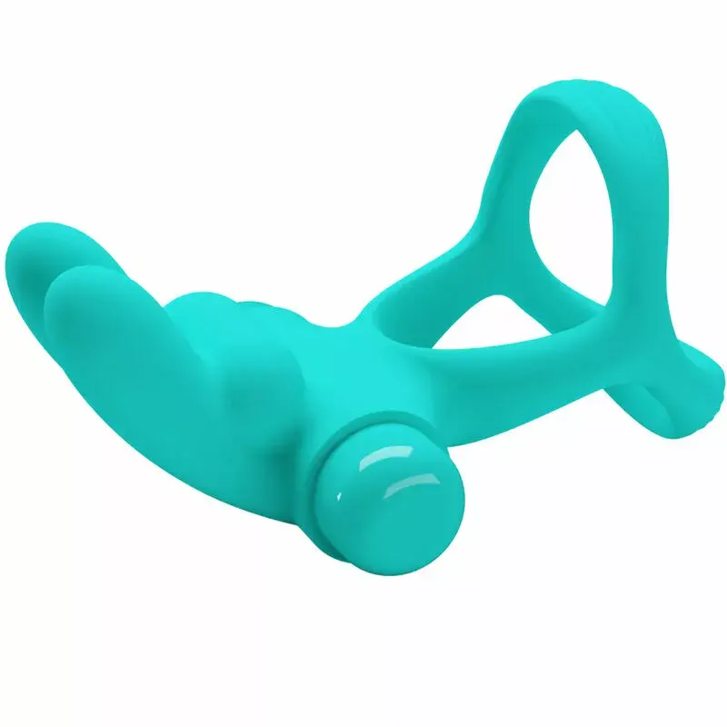 Penis attachment pretty love DANTE green rabbit vibrator ring Photo 3