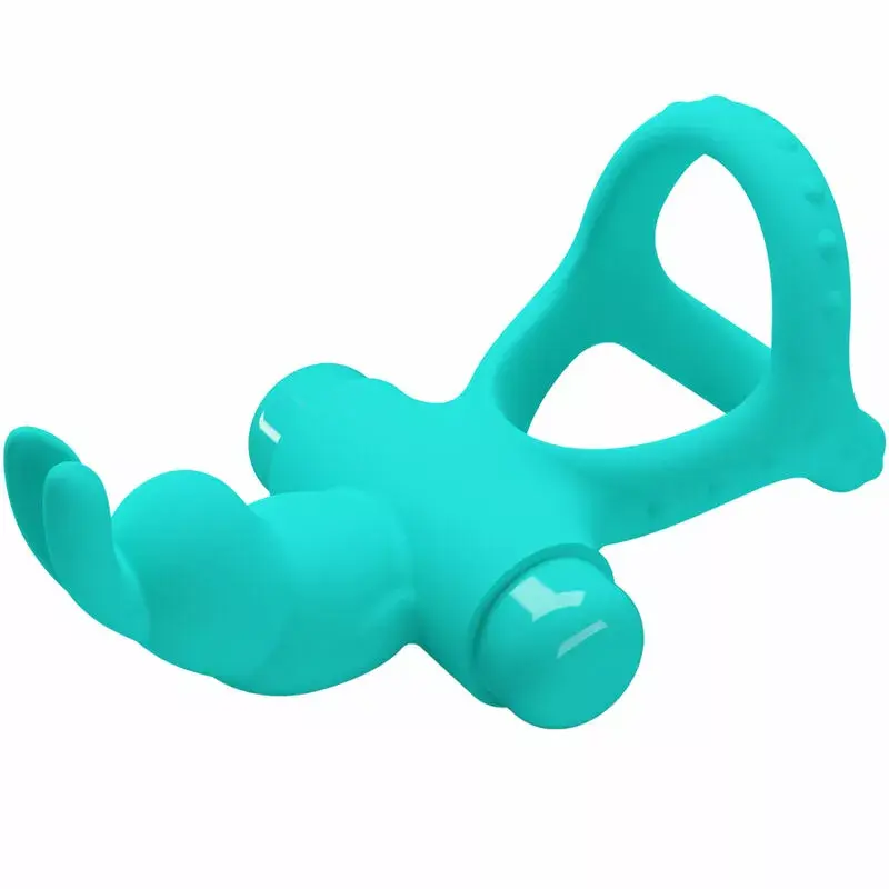 Vibrator Ring Pretty Love Figgy Green Rabbit Photo 3