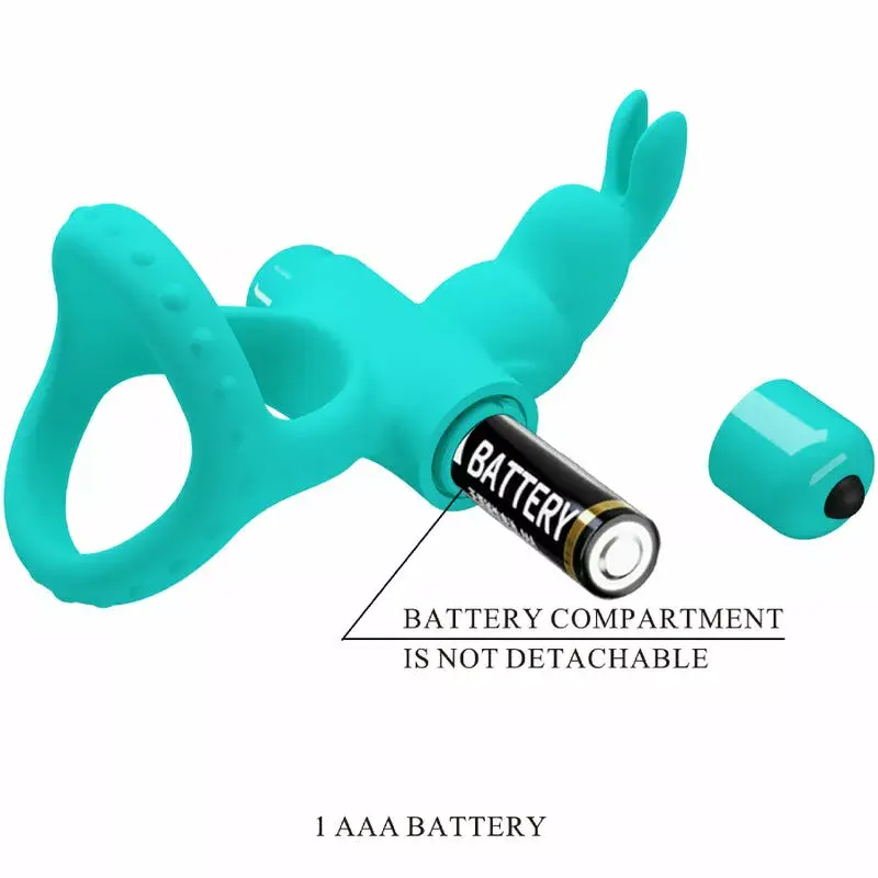 Vibrator Ring Pretty Love Figgy Green Rabbit Photo 5