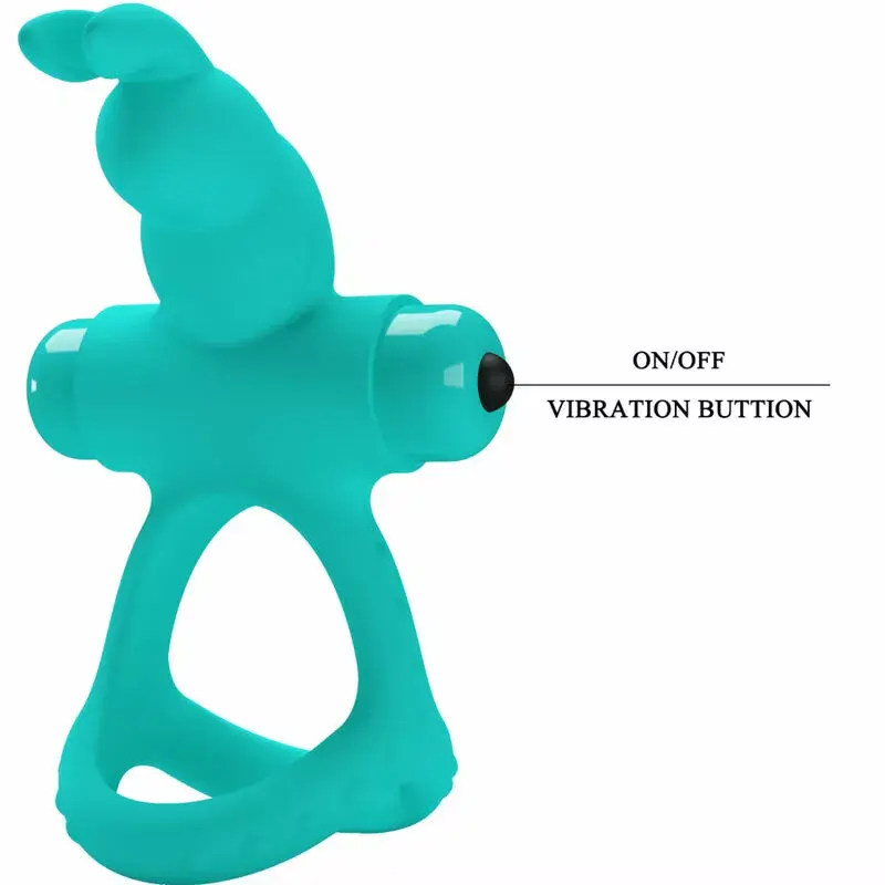 Vibrator Ring Pretty Love Figgy Green Rabbit Photo 6