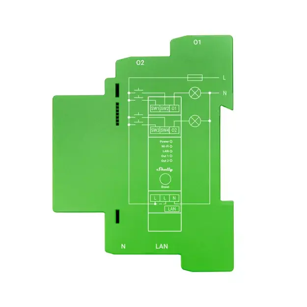 Dimmer Shelly Pro Dimmer 2PM Photo 2
