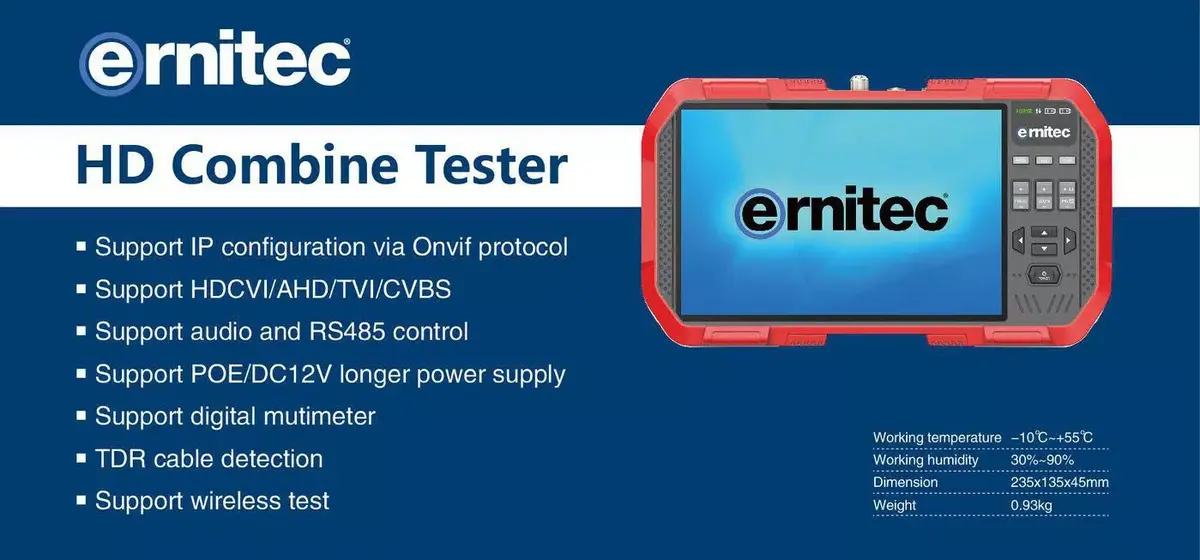 CCTV Test Monitor Ernitec 0070-24107-TESTER Photo 2