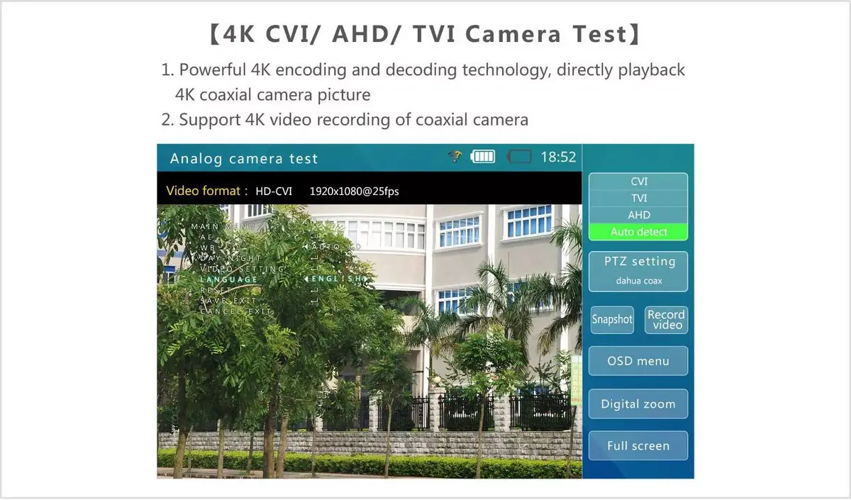 CCTV Test Monitor Ernitec 0070-24107-TESTER Photo 12