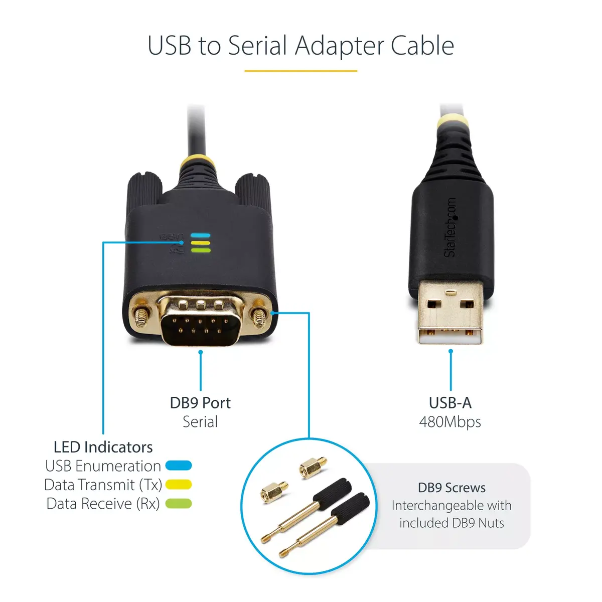 USB uz seriālo adapteri StarTech.com 1P10FFC-USB-SERIAL Photo 12