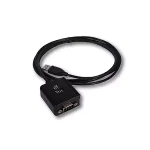 Sērijas kabelis EXSYS EX-1303 melns 1.8m USB A uz 9 pin