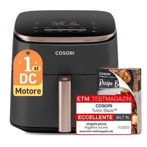 Cosori Turbo Blaze Chef Edition Hot Air Fryer 6 L 1725 W Black Pink Gold with Touch Control and LCD Display