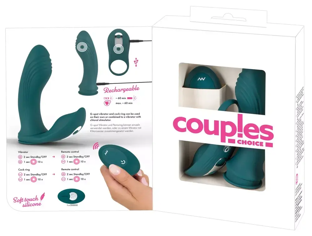 Couples Choice RC 3in1 силиконовый вибратор Photo 19