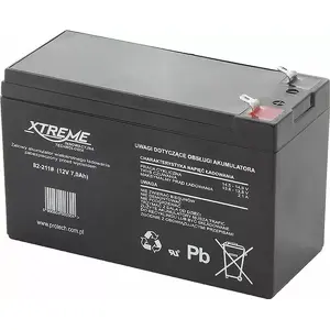 Sealed Lead-Acid Battery XTREME 12V 7Ah model 82-211#