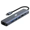 TB USB C адаптер HUB 6 в 1 AKTBXVA6W1U3HRJ Photo 3
