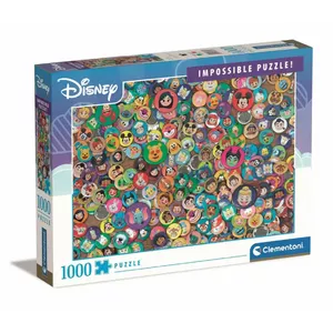 Пазл Clementoni 1000 элементов — Impossible Disney Classic