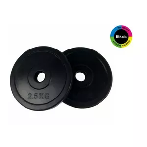 Пара дисков Tunturi Rubber Plates 2,5 кг — резиновое покрытие 2 × 2,5 кг