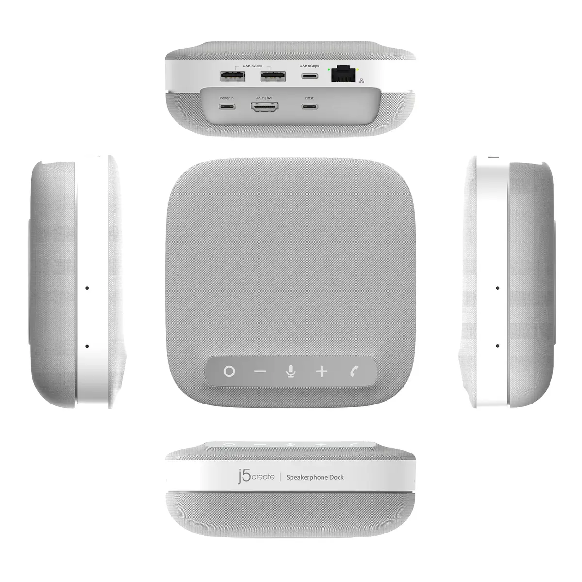Док-станция j5create JCDS335-N USB-C 4K со спикерфоном Photo 4