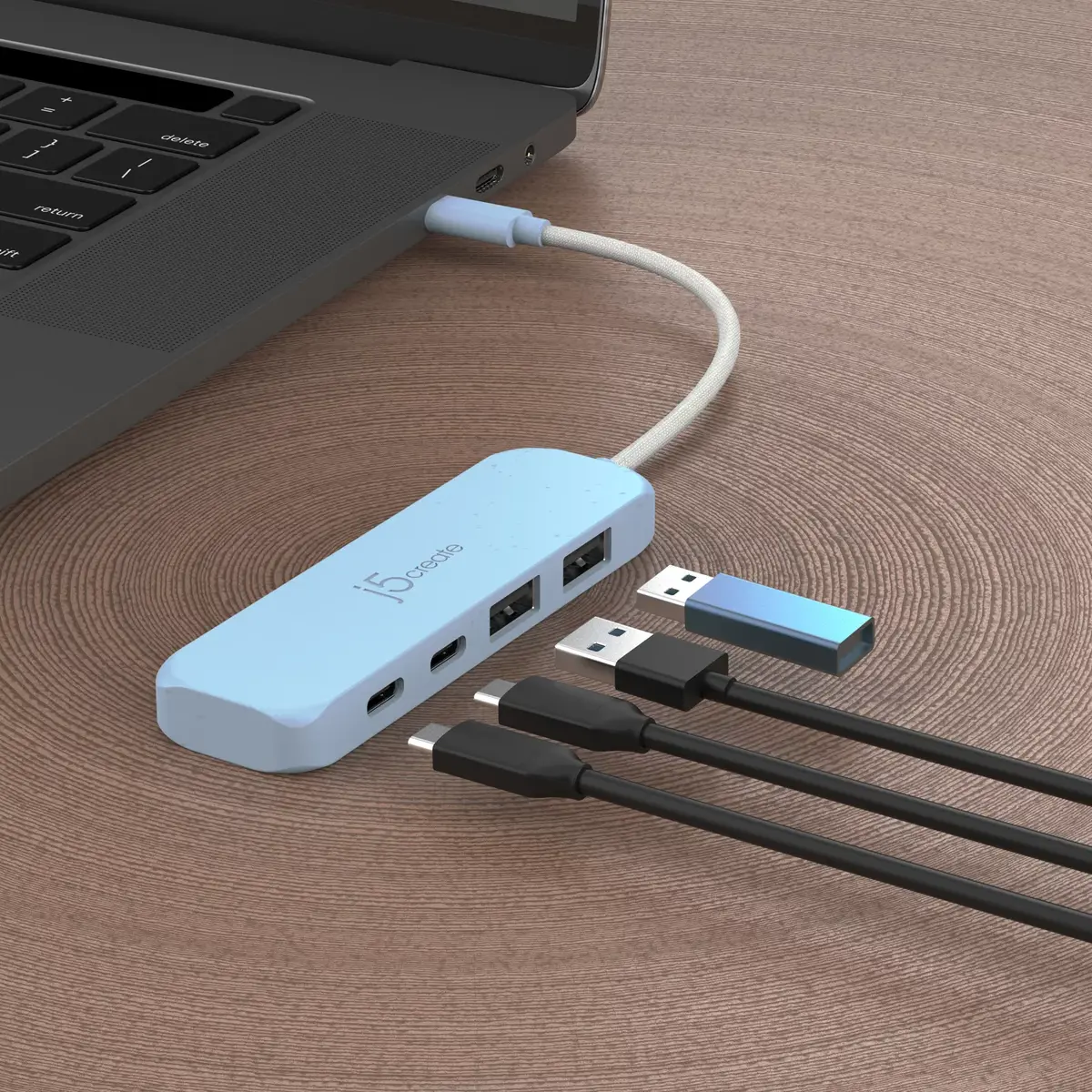 USB-C Хаб j5create JCH342EC-N Photo 5