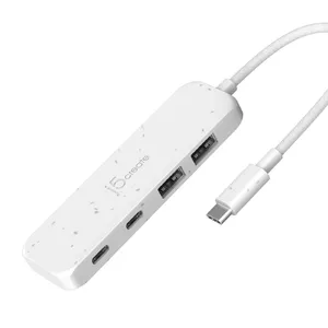 USB-C Hub j5create JCH342EW-N 4-Port Type-C Type-A 10000 Mbit/s