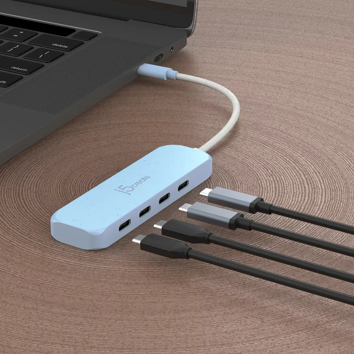 USB-C Хаб j5create JCH345EC-N Photo 5