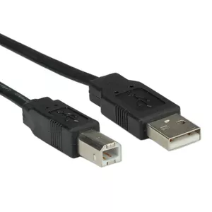 USB Cable ROLINE 1.8m Flat USB 2.0 A to B