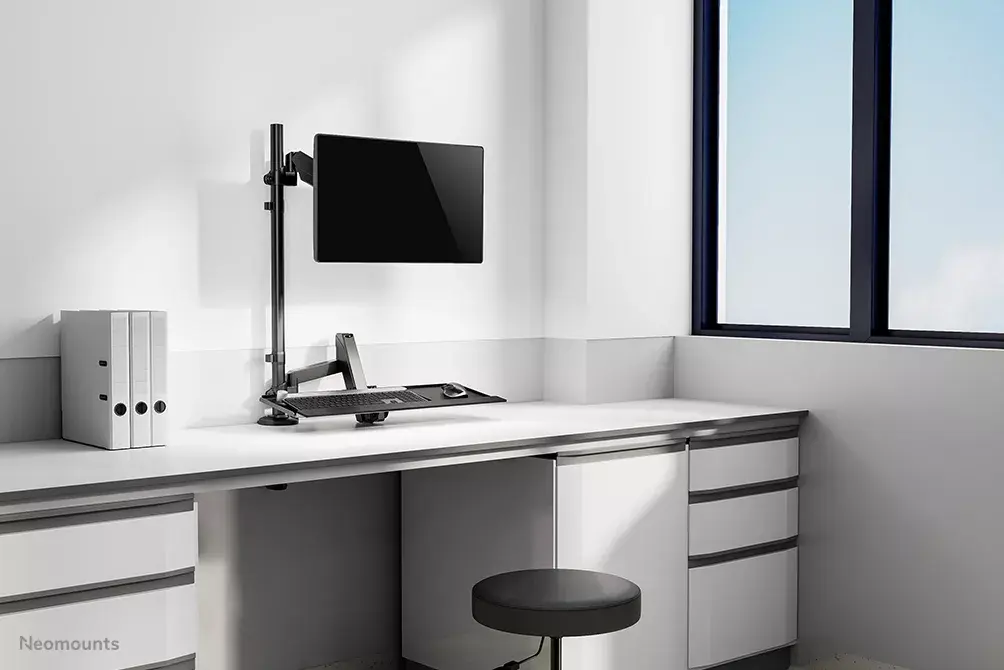 Desk mounted sit-stand workstation Neomounts DS90-325BL1 Photo 14
