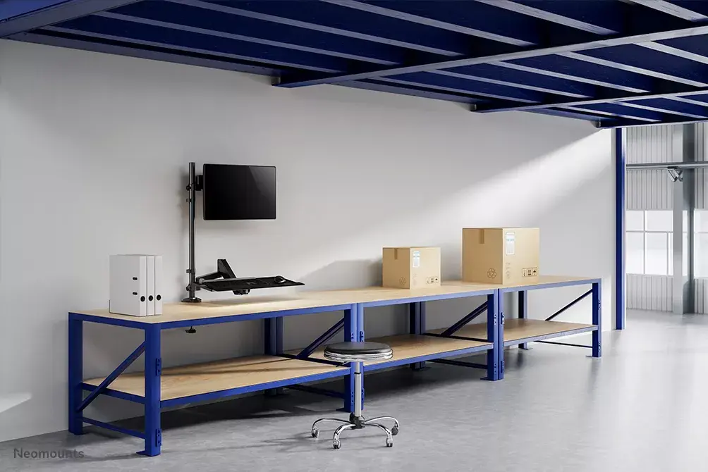 Desk mounted sit-stand workstation Neomounts DS90-325BL1 Photo 15