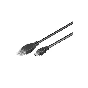 Goobay 93623 USB kabelis 1,5 m USB A Micro-USB B Melns