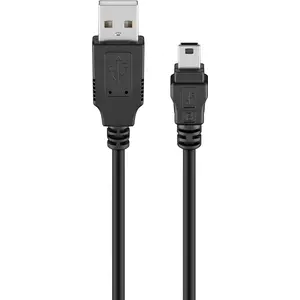 USB 2.0 Hi-Speed kabelis Goobay 50768 3m melns