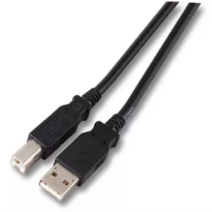 EFB Elektronik 3.0m USB 2.0 A/B USB kabelis 3 m USB A USB B Melns