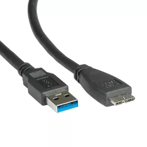 USB 3.0 Cable ROLINE 11.02.8875 2m Type A Male to Micro B Male